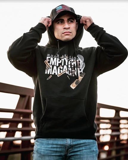 Patriotic Camo Flag Heavyweight Hoodies for Men and Women | Designed and Decorated in the USA