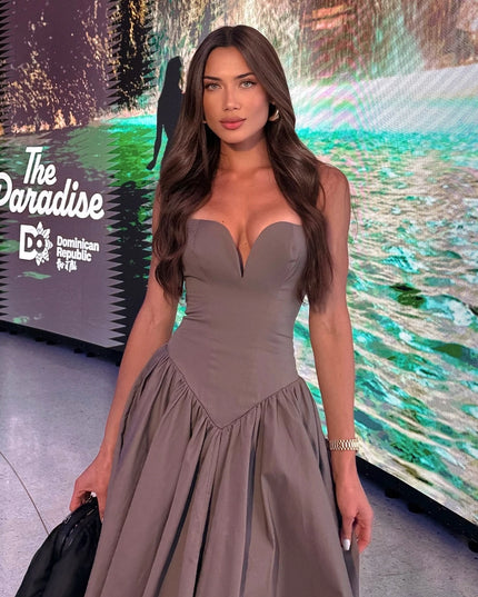 Summer Fit and Flare Halter Dress 2024 Red Elegant Bodycon Party Dresses Sexy Long Casual Dress Women'S Clothing