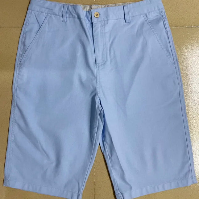 Designer New Linen Shorts Men Casual Beach Short Men Brand Wild Leisure Solid Cargo Shorts for Men Bermuda Masculina Bermudas