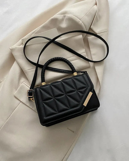 2024 New Fashion Shoulder Bag Plaid PU Leather Ladies Handbags Designer Crossbody Bags for Women