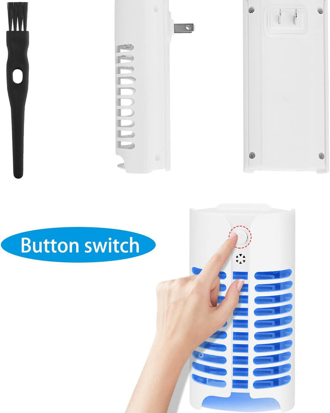 2 Pack Bug Zapper Mosquito Zapper, Elec-Tric Mosquito Fruit Fly Gnat Mosquito Kill-Er Lamp Eliminates Flying Pests Fly Insect Trap Indoor Plug in Night Light for Home