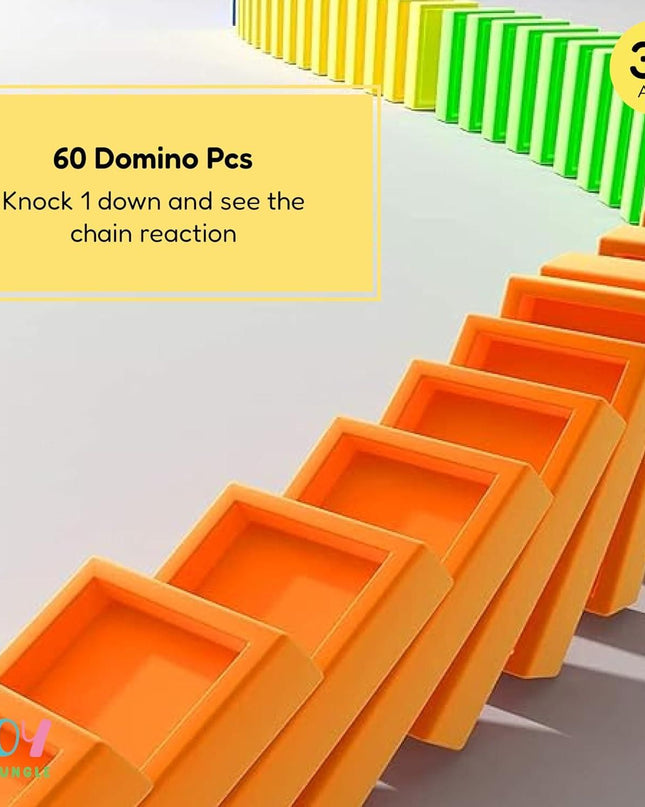 Train Toy Domino Set for Kids ? BPA-Free Plastic with Sound Effects�