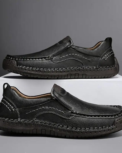 Men's Stitching Breathable Anti-skid Slip On Shoes