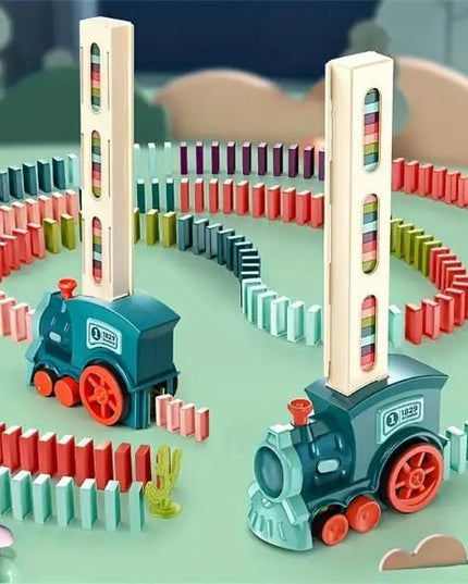 Train Toy Domino Set for Kids ? BPA-Free Plastic with Sound Effects�