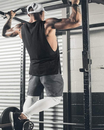 Men Workout Tank Top 2 Pack Gym Bodybuilding Sleeveless Muscle T Shirts
