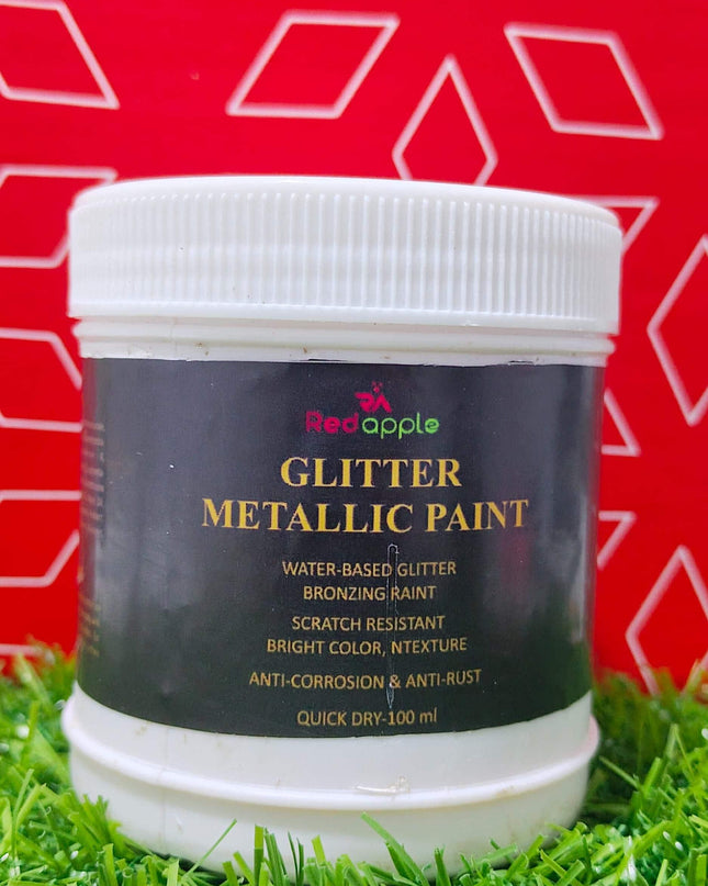 Glitter Metallic Paint 200 ml Pack of 2