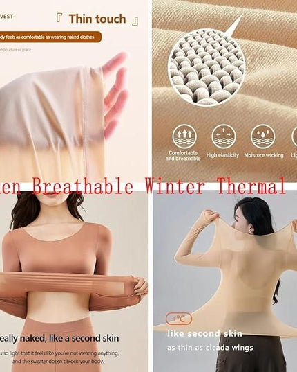 High Elastic Ultra-Thin Base Layer Thermal Inner Topwear Set of 2