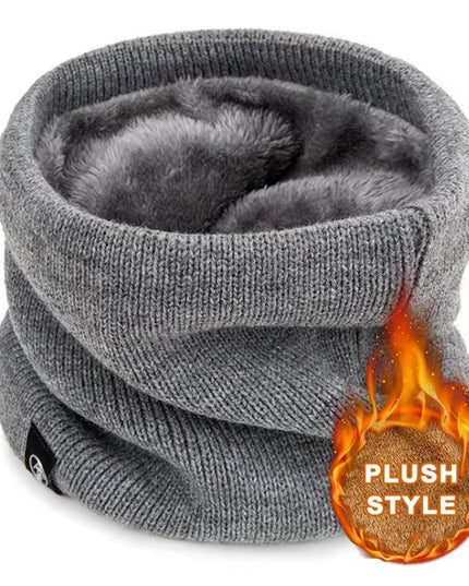Fashion Soft Knitted Neck Warmer Sport Scarf Women Men Face Cover Winter Skating Running Warm Scarves Thick Cold-Proof Collar