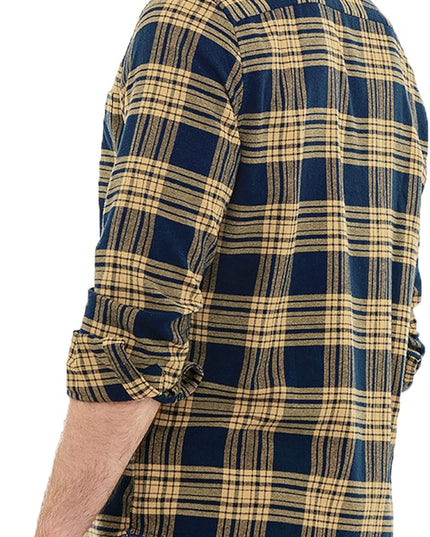 ® Flannel Shirt for Men Casual Button down Work Soft All Cotton Lightweight Flannel Mens Plaid Shirts Long Sleeve
