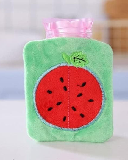 Small Hot Water Rubber Bottle Bag for Pain Relief Therapy
