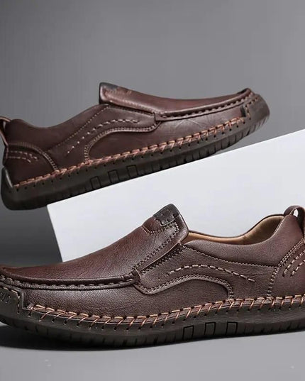 Men's Stitching Breathable Anti-skid Slip On Shoes