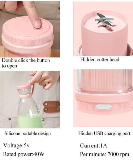 Electric Portable Mini Juicer Bottle