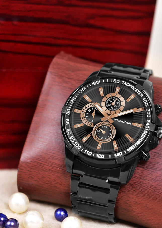 Stainless Steel Analog Watch For Men