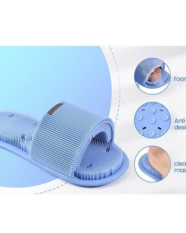 Shower Foot Scrubber with Non-Slip Suction Cups