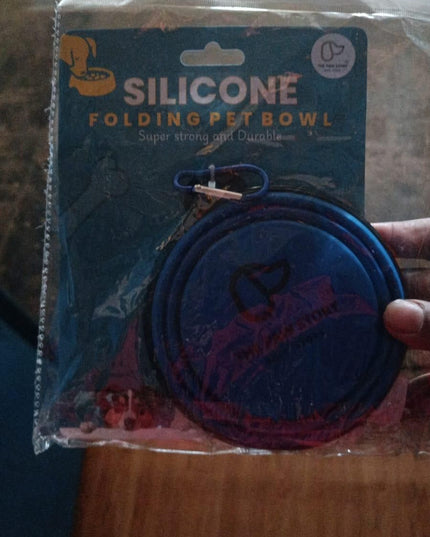 Foldable Silicone Pet Feed Bowl