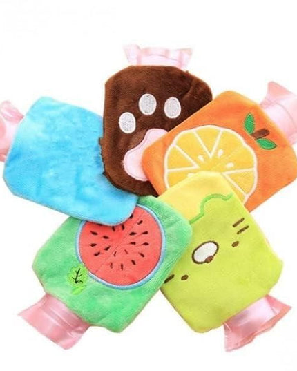Small Hot Water Rubber Bottle Bag for Pain Relief Therapy