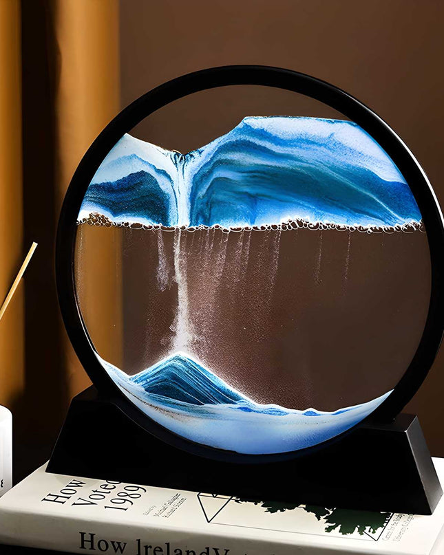 Relaxing Kinetic Sandscape Art Table Desk