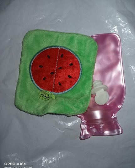Small Hot Water Rubber Bottle Bag for Pain Relief Therapy