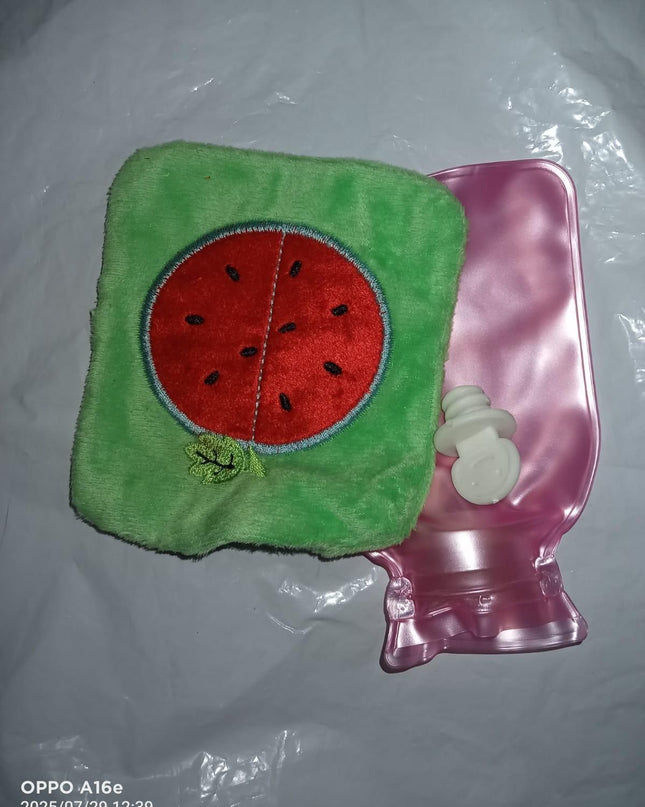 Small Hot Water Rubber Bottle Bag for Pain Relief Therapy