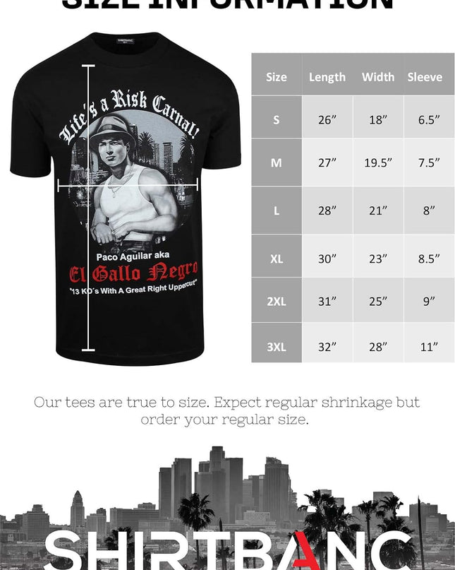 Mens Chicano Inspired Vatos Shirt Blood in Blood Out Movie Tribute Tee