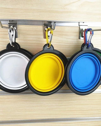 Foldable Silicone Pet Feed Bowl