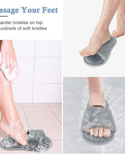 Shower Foot Scrubber with Non-Slip Suction Cups