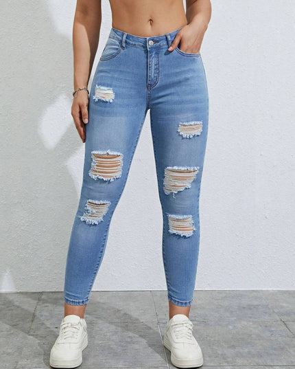 Essnce Ripped Skinny Jeans