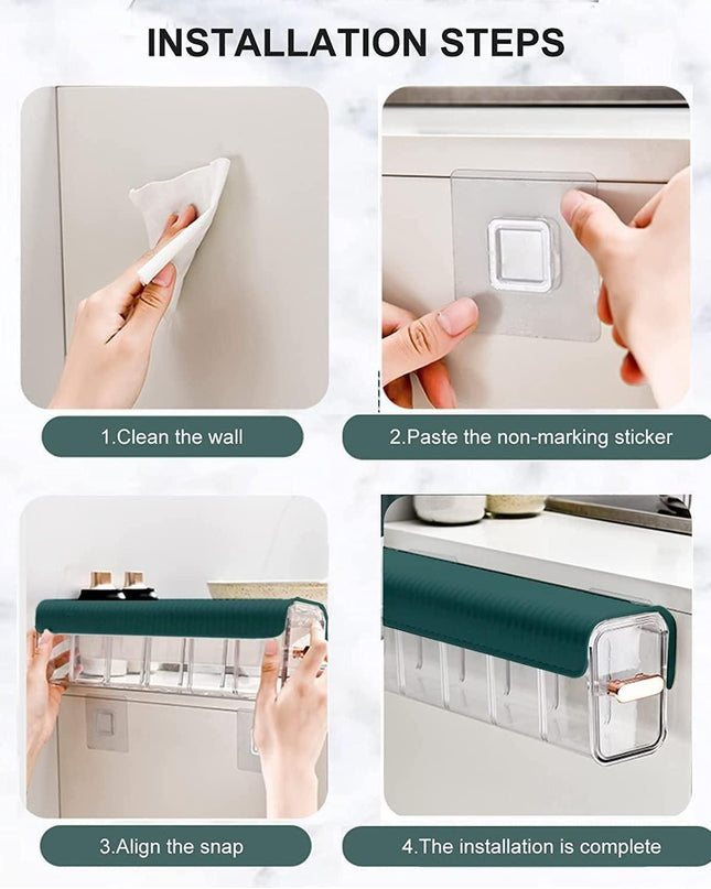 Clear Wall Mounted Drawer Organizer