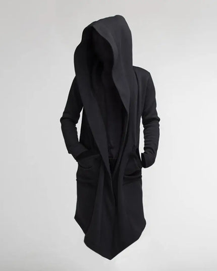 Fashion Hoodie Mens Leisure Cool Long Men Jacket Long Sleeve for Filming Men Jacket Costume Mantle Hoodies Jacket Cloak Coats