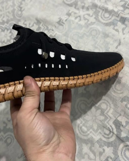 Men's Stylish Laser Cut Casual Shoes