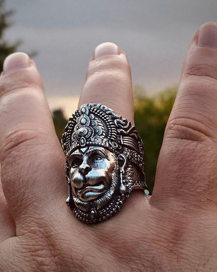 Hanuman Ring Sterling Silver