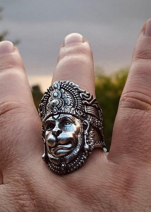 Hanuman Ring Sterling Silver