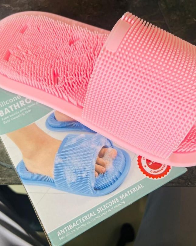 Shower Foot Scrubber with Non-Slip Suction Cups