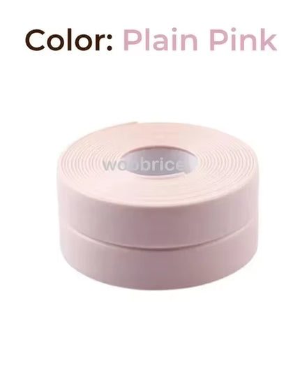 1 Roll PVC Sealing Strip Tape for Bathroom Bath Toilet Kitchen Caulk Tape Self Adhesive Waterproof Wall Sticker Mold Proof Tapes