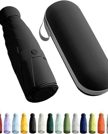Mini Umbrella with Case for Men & Women (Manual Open)