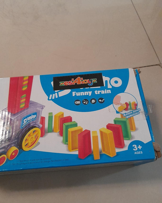 Train Toy Domino Set for Kids ? BPA-Free Plastic with Sound Effects�