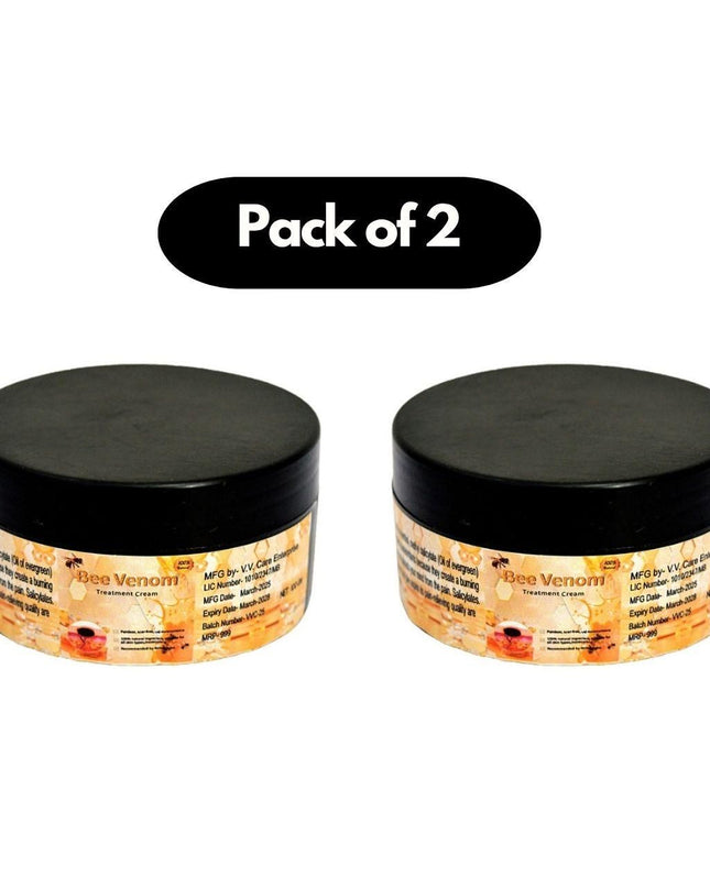Bee Venom Skin Treatment Cream 100g (Pack of 2)