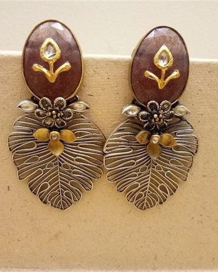 Peacock Feather Earring-0