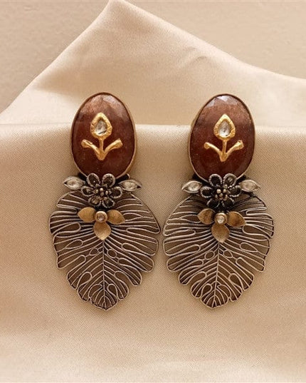 Peacock Feather Earring-1
