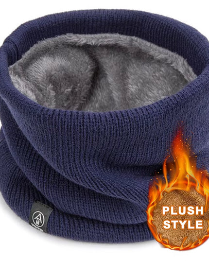 Fashion Soft Knitted Neck Warmer Sport Scarf Women Men Face Cover Winter Skating Running Warm Scarves Thick Cold-Proof Collar