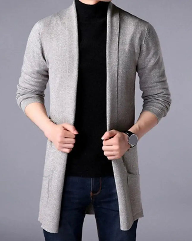Useful Cardigan Sweater All Match Autumn Knitting Sweater Men Winter Knitting Sweater Coat