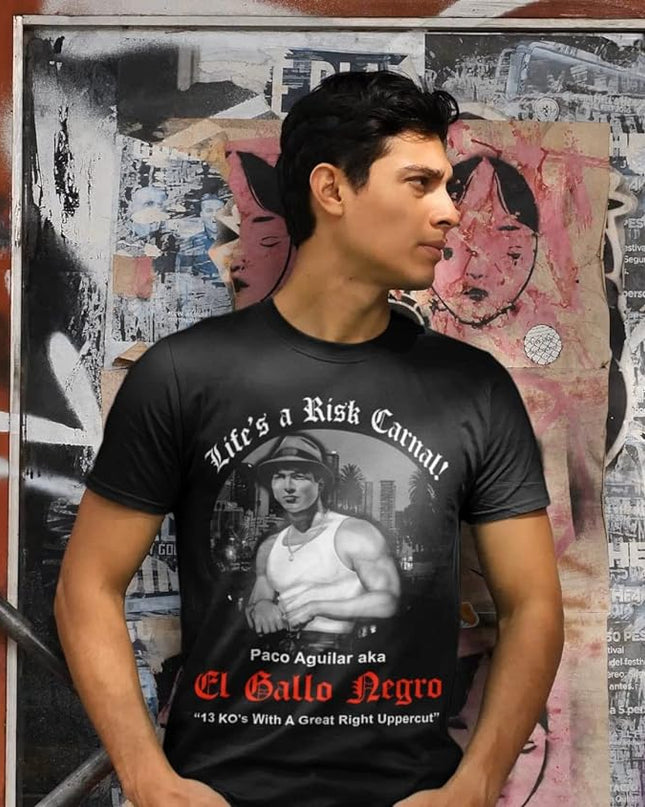 Mens Chicano Inspired Vatos Shirt Blood in Blood Out Movie Tribute Tee