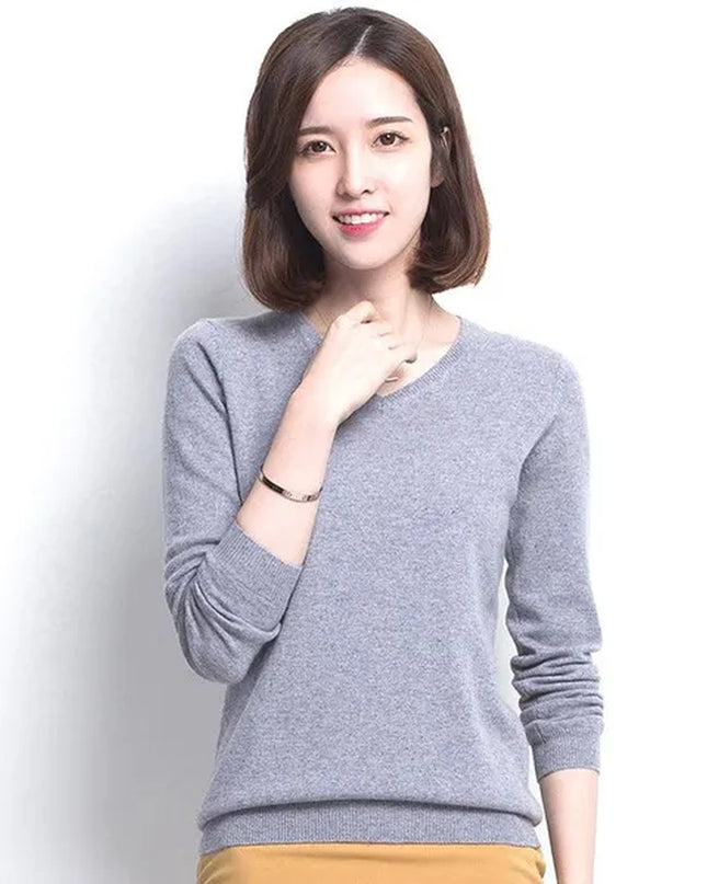 Plus Size S-XXXL Women Wool Pure Cashmere Sweater Pull Femme Long Sleeve Women Knitting Sweaters Pullovers 18 Colors