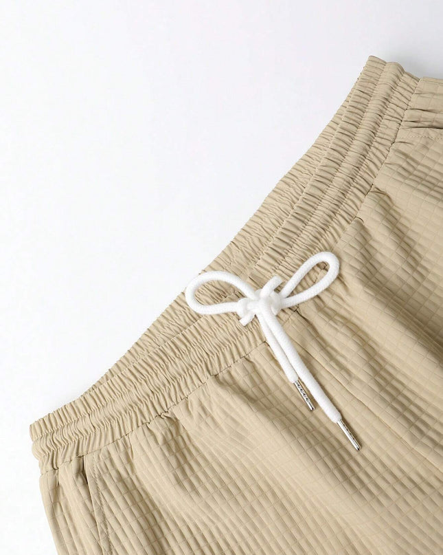 Manfinity Homme Men Flap Pocket Shirt & Drawstring Waist Pants