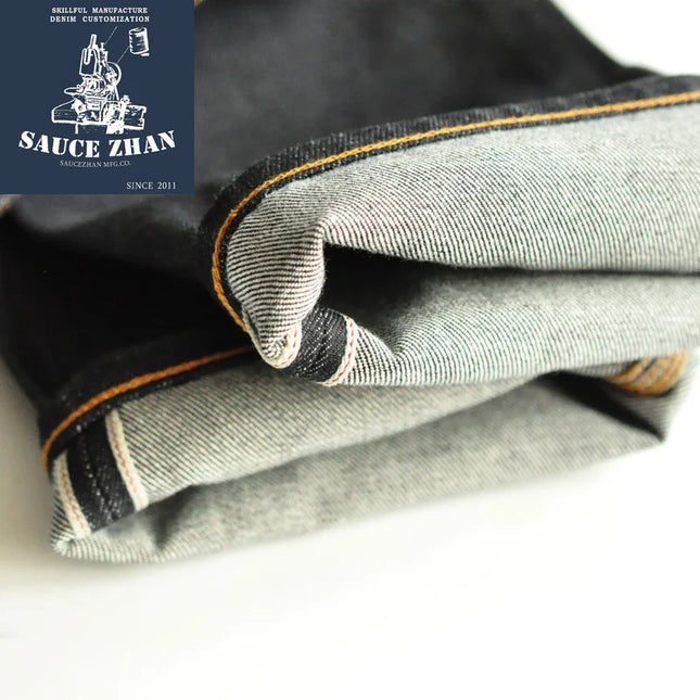 315XX Taper Fit Selvedge Denim Jeans for Men Denim Jeans Unwashed BLUE Jeans 14.5 Oz Motorcycle Jeans