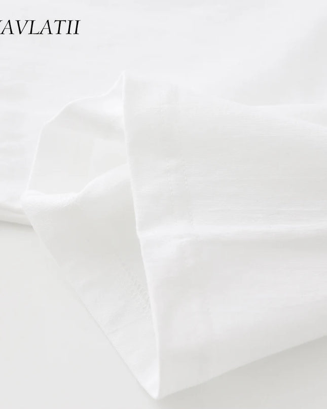 Women New Cotton T Shirts Female Soft White Black Tees Lady plus Size Basic Tops for Summer WT2102