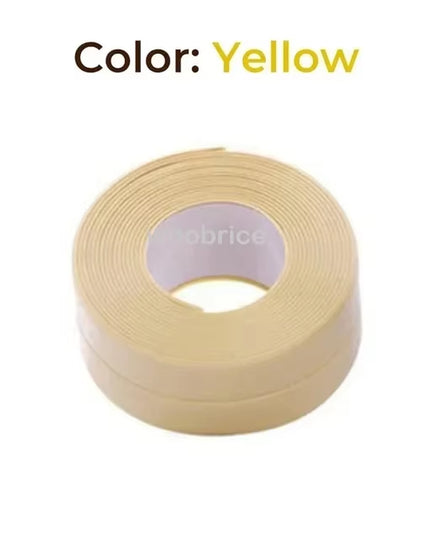1 Roll PVC Sealing Strip Tape for Bathroom Bath Toilet Kitchen Caulk Tape Self Adhesive Waterproof Wall Sticker Mold Proof Tapes