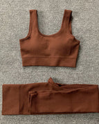 Dark Coffee Square Neck / S