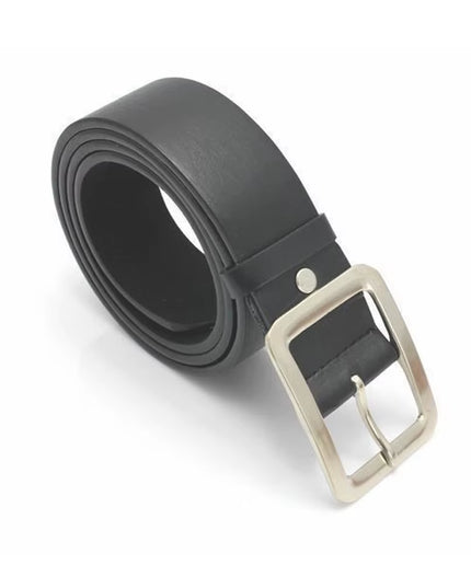 2025 Square Pin Buckles Belts Men Silver Buckle Leather Belts for Jeans Retro Wild Belts for Men Waistbands Students Strap