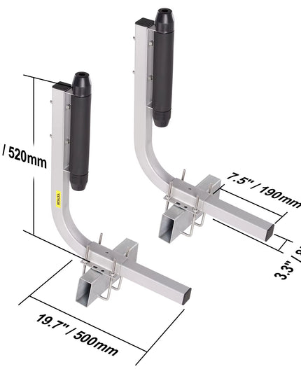 Succebuy Boat Trailer Guide Adjustable Guide Poles 2Pcsrustproof Galvanized Steel Trailer Guide for Skiboat or Sailboat Trailer
